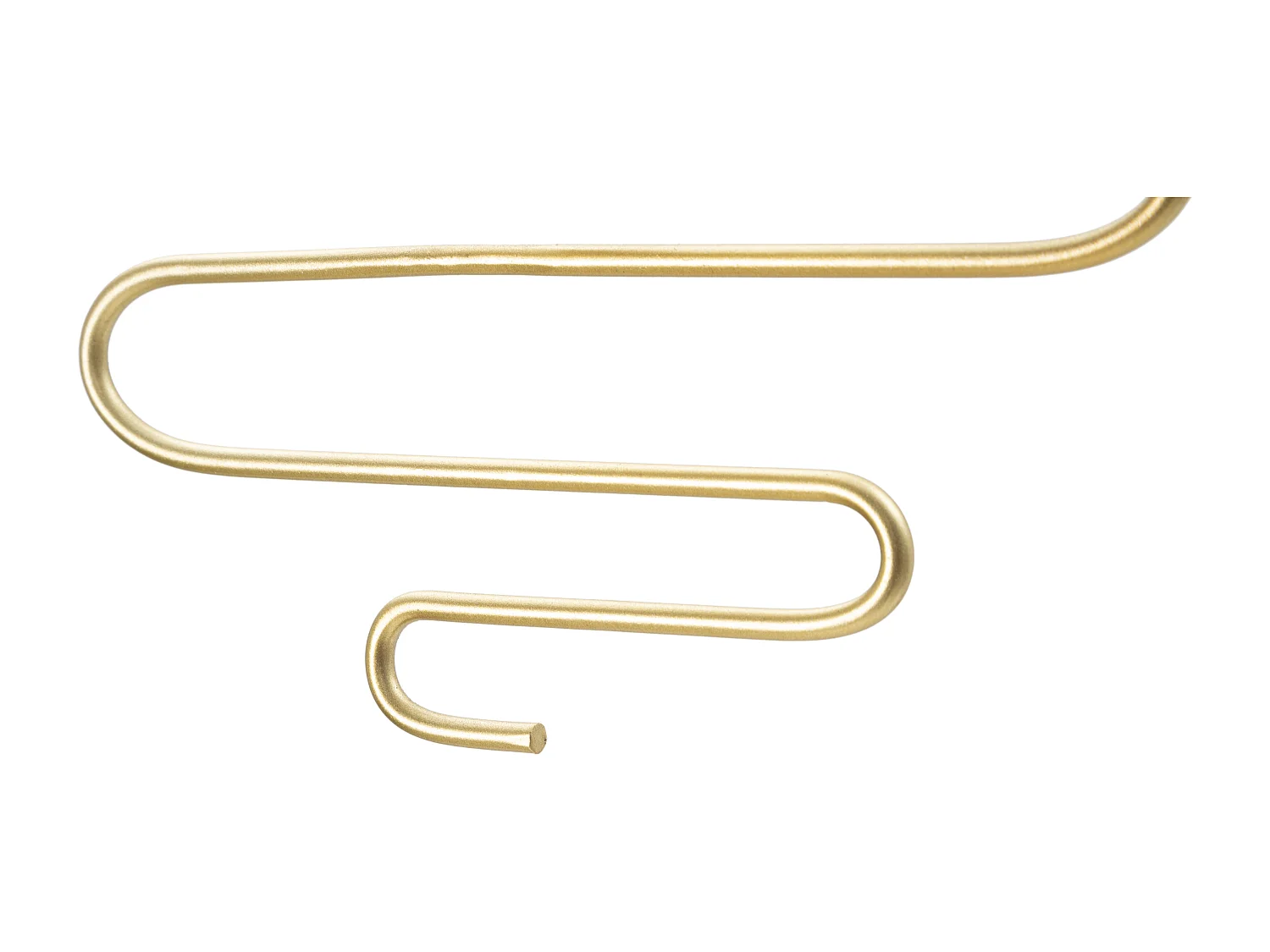 Lot de 2 Bougeoirs Muraux en Métal "Alid" 34cm Or