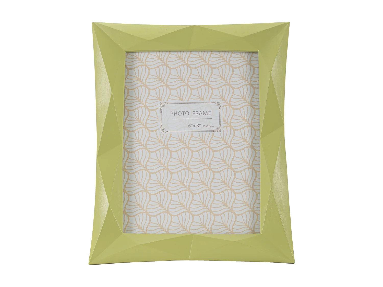 Cornice in resina verde cm 21,5x2,5x25,8