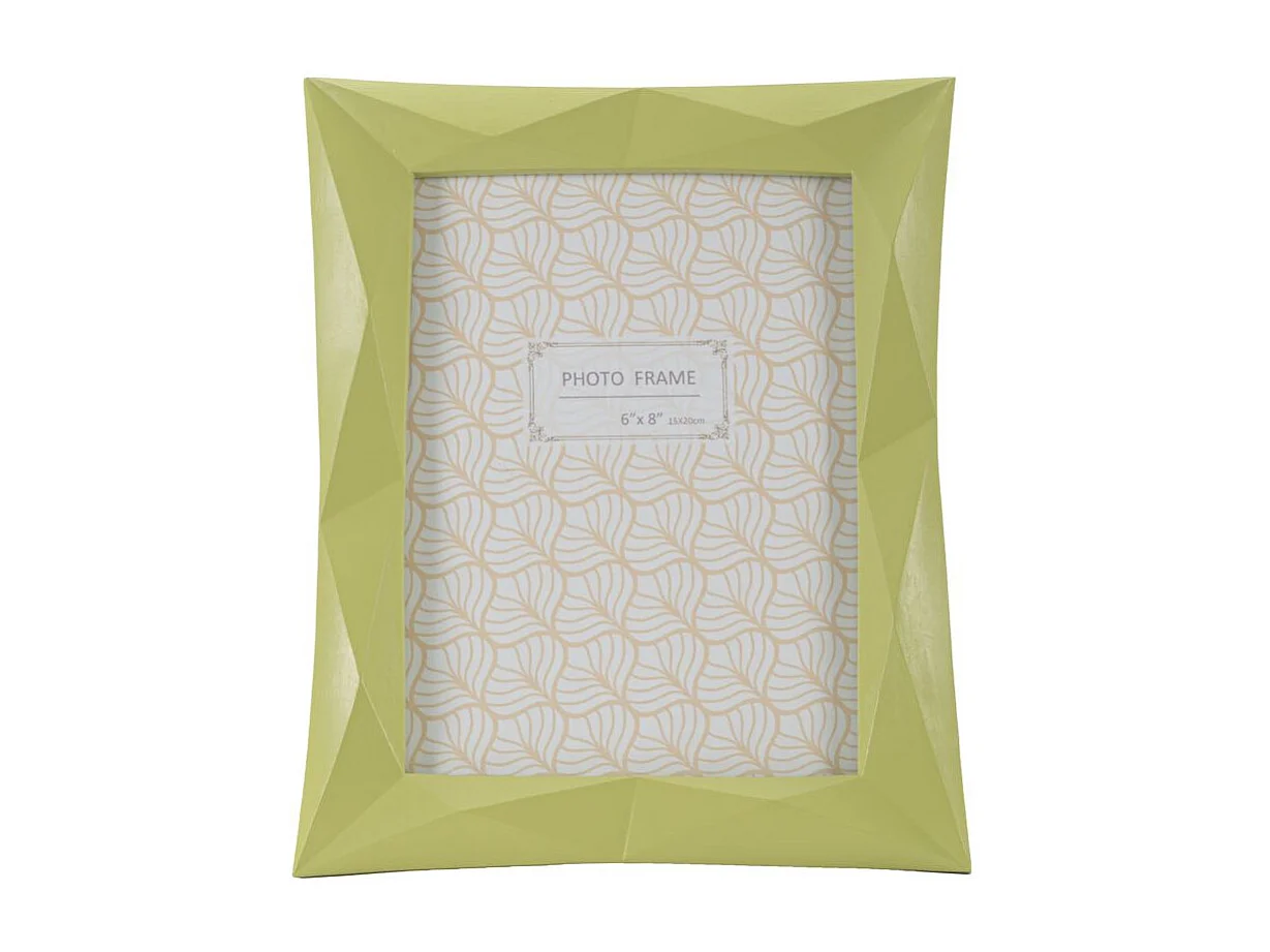 Cadre Photo Déco en Résine "Greeny" 15x20cm Vert