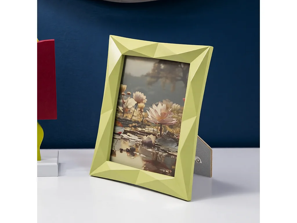 Bilderrahmen aus Kunstharz grün 21,5x2,5x25,8 cm