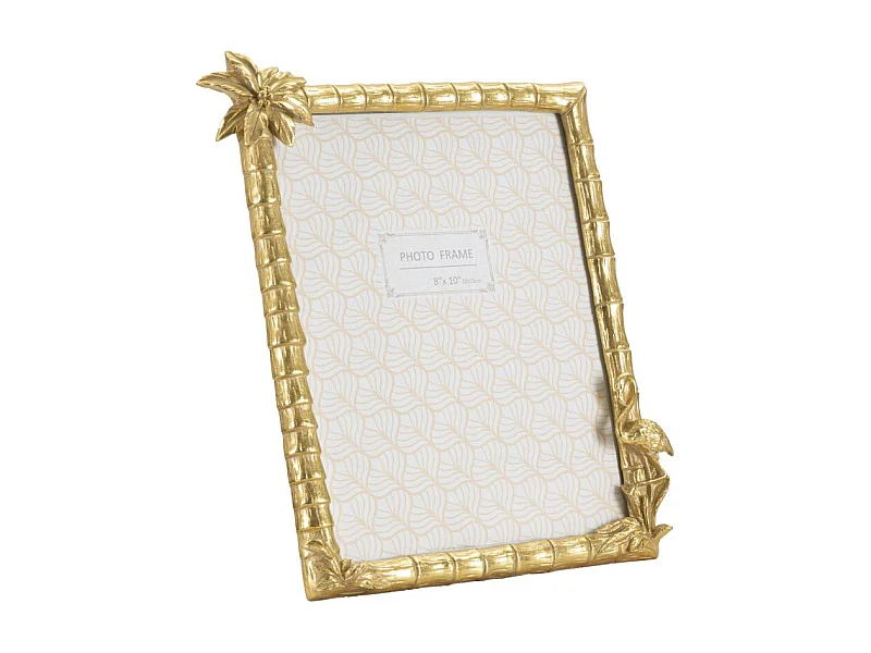 Gouden harslijst met palmboom 30x2,8x26 cm