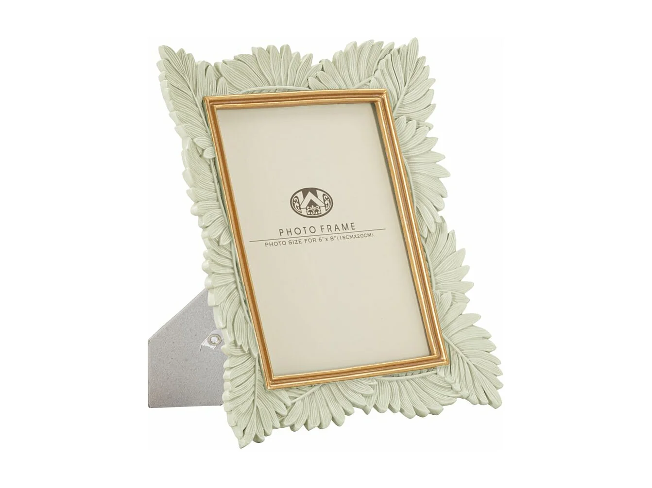 Cornice in resina beige e dorata cm 23,5x3x28