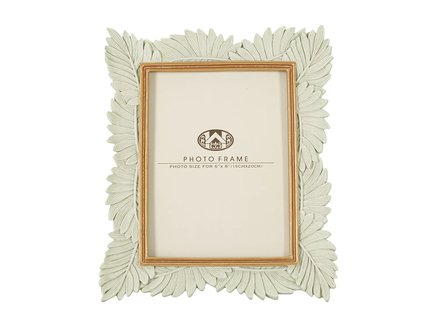 Cornice in resina beige e dorata cm 23,5x3x28