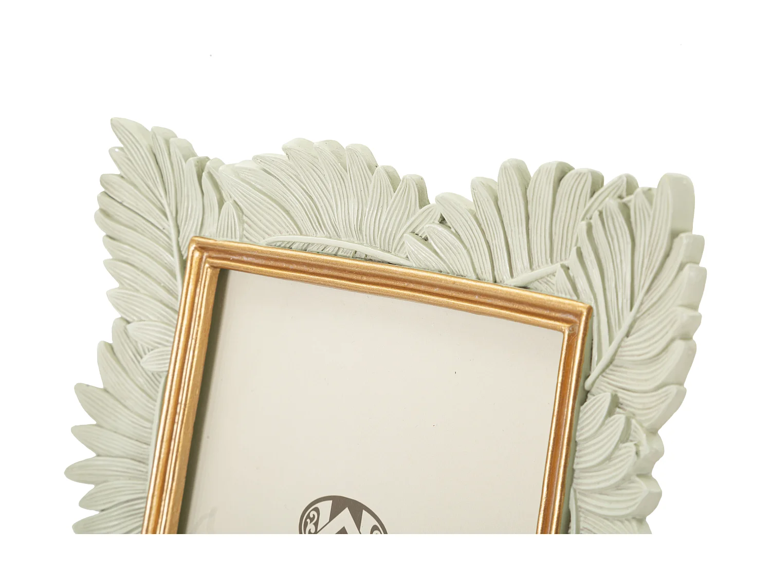 Cornice in resina beige e dorata cm 23,5x3x28