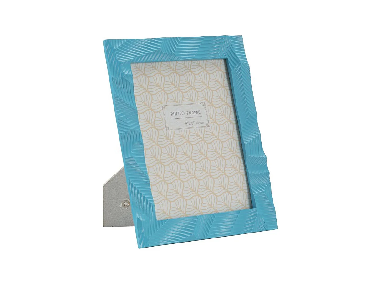 Cadre Photo Déco en Résine "Light" 15x20cm Bleu Clair