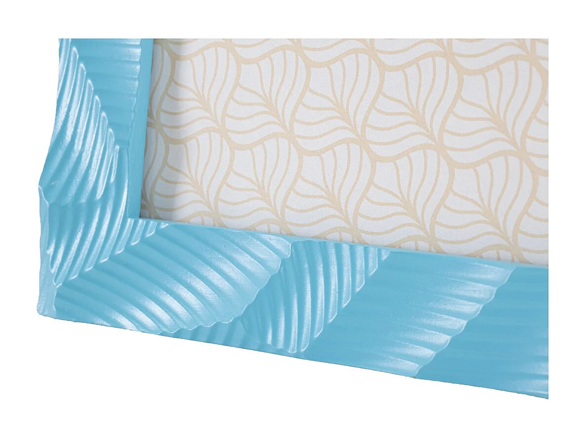 Cadre Photo Déco en Résine "Light" 15x20cm Bleu Clair