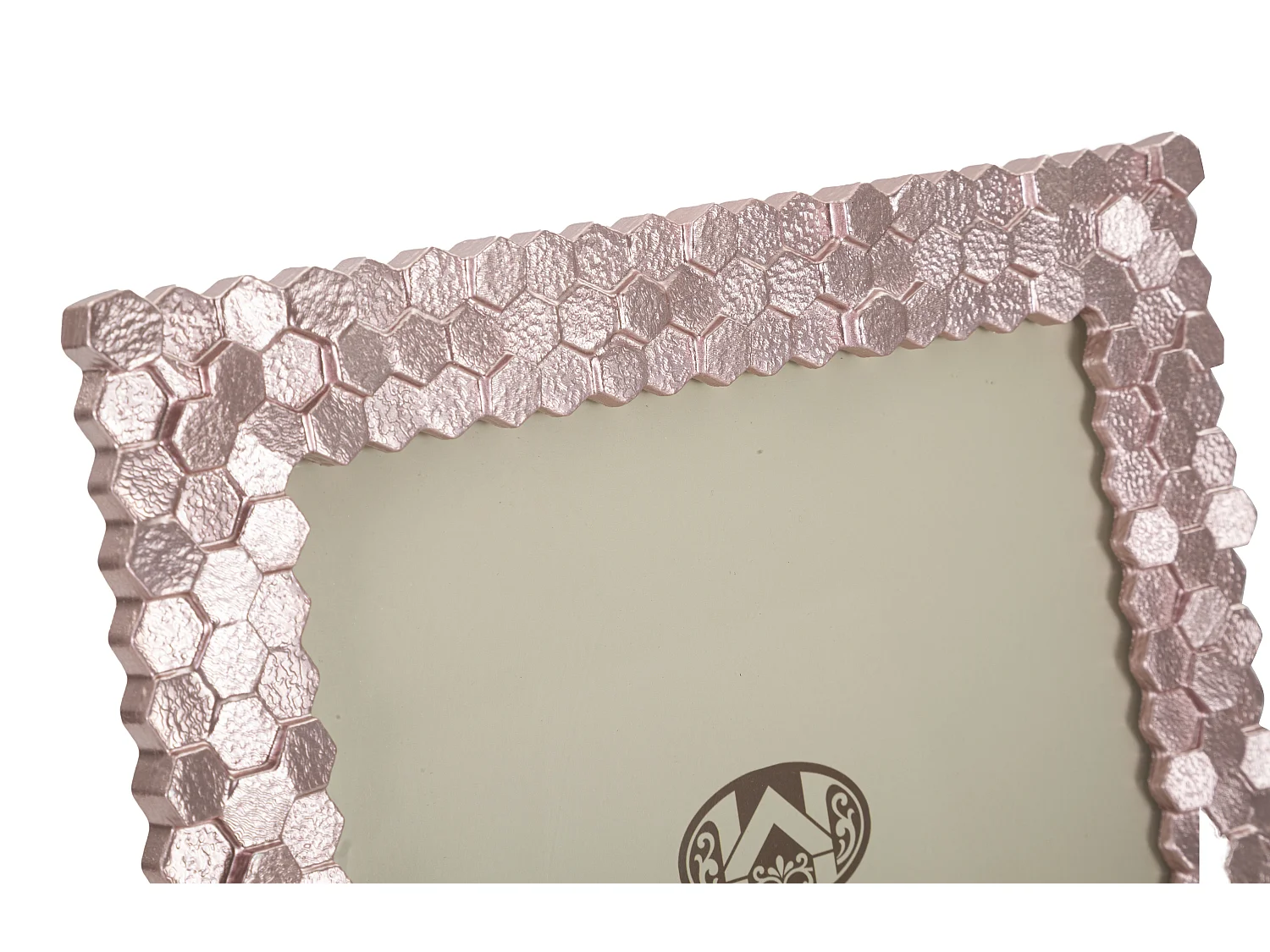 Cornice in resina rosa cm 25,7x1,9x30,7