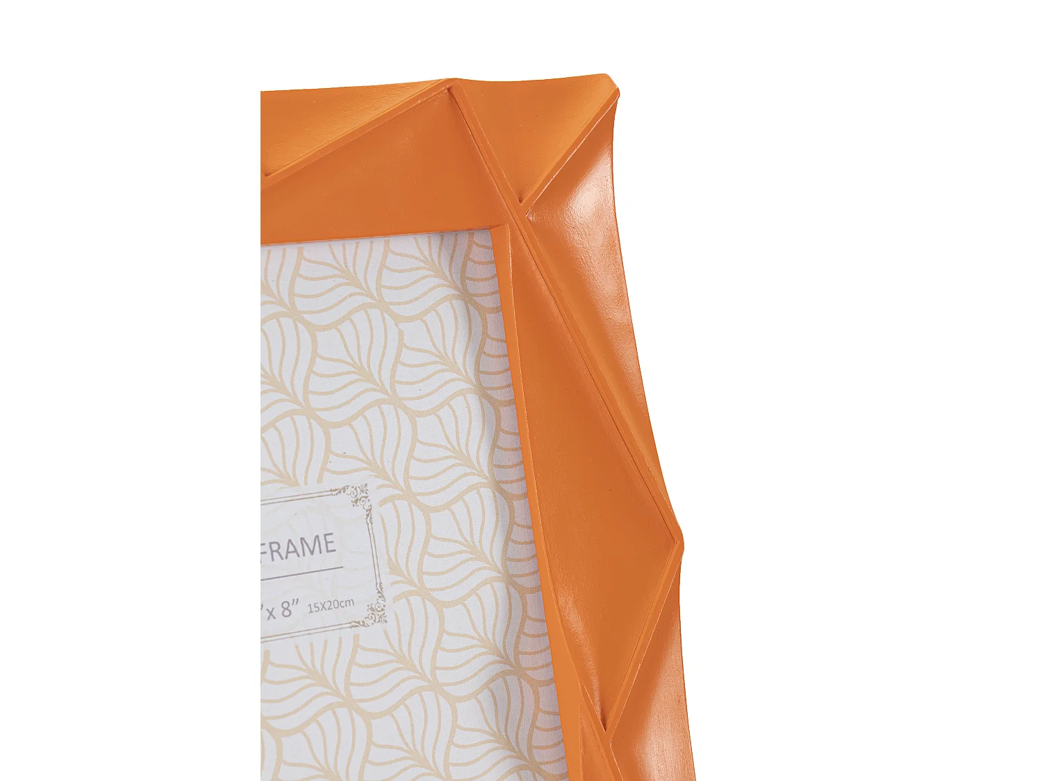 Cornice in resina arancione cm 20,8x2x26
