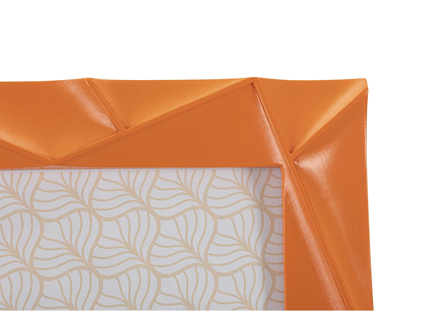 Cadre Photo Déco en Résine "Orangy" 15x20cm Orange