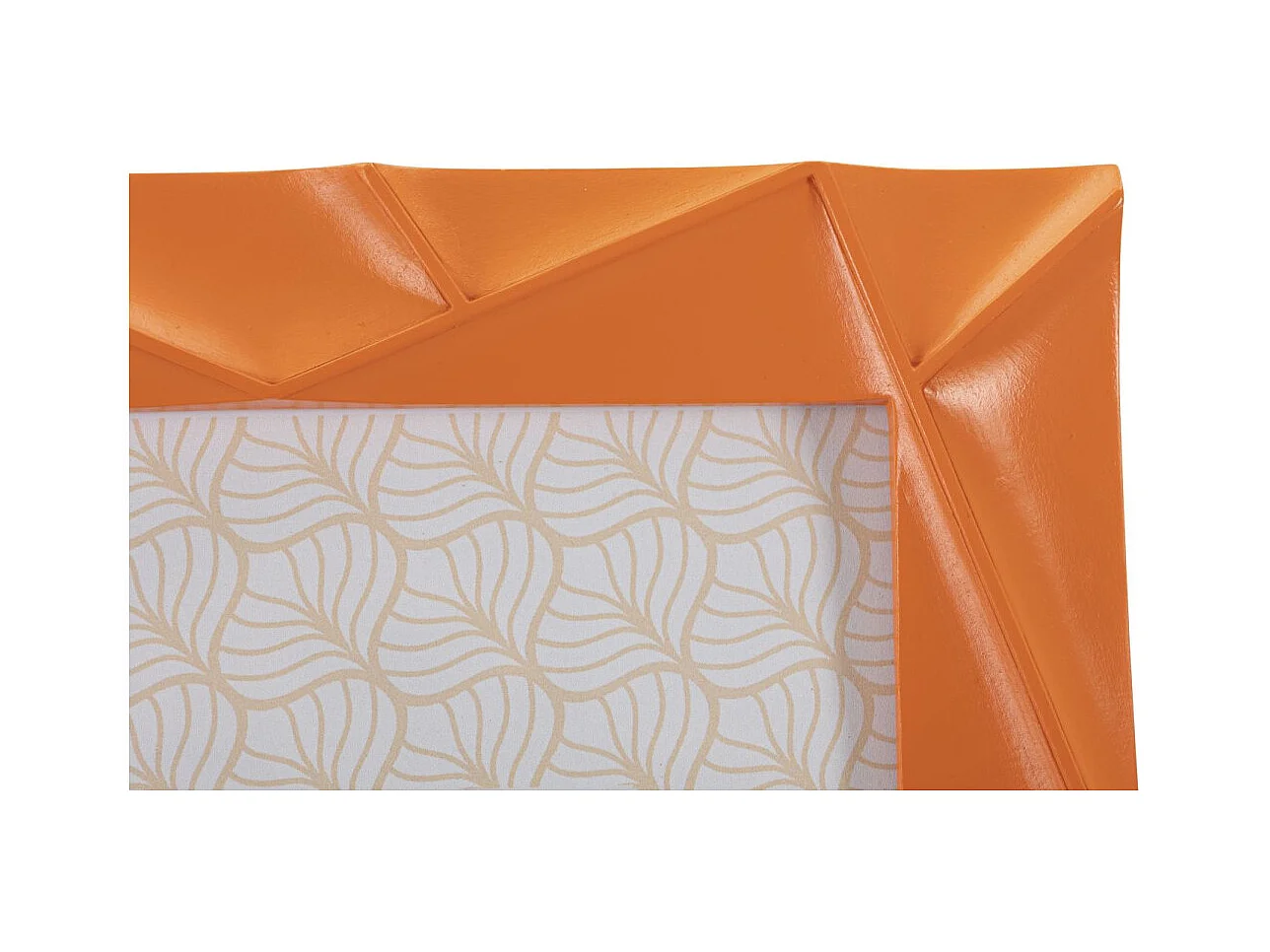 Cadre Photo Déco en Résine "Orangy" 15x20cm Orange