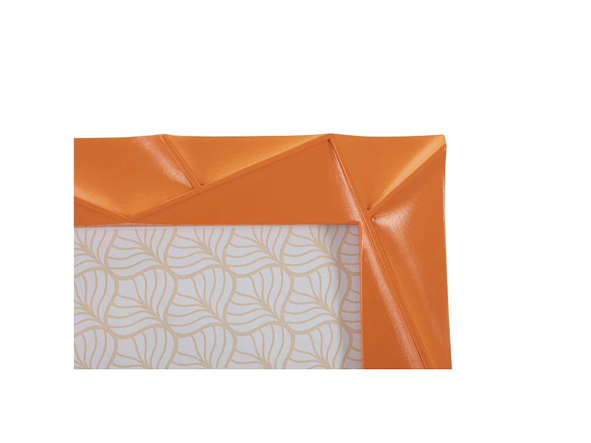 Bilderrahmen aus Kunstharz orange 20,8x2x26 cm