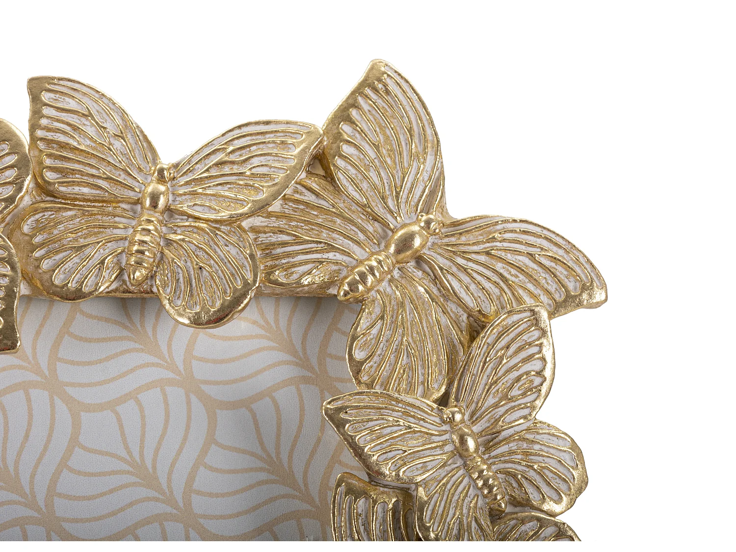 Cadre Photo Déco Papillons "Farfalle" 15x20cm Or