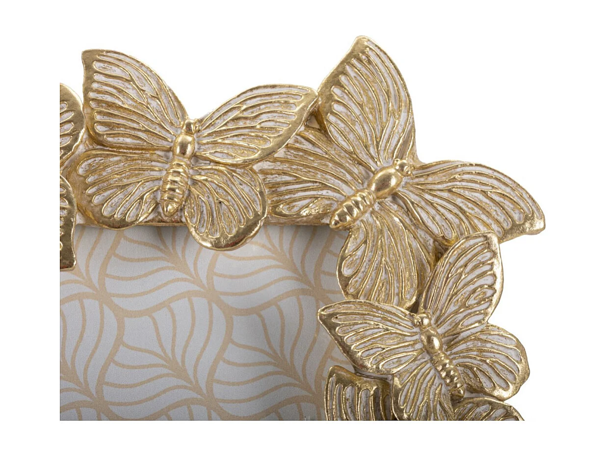 Cadre Photo Déco Papillon "Farfalle" 15x20cm Or