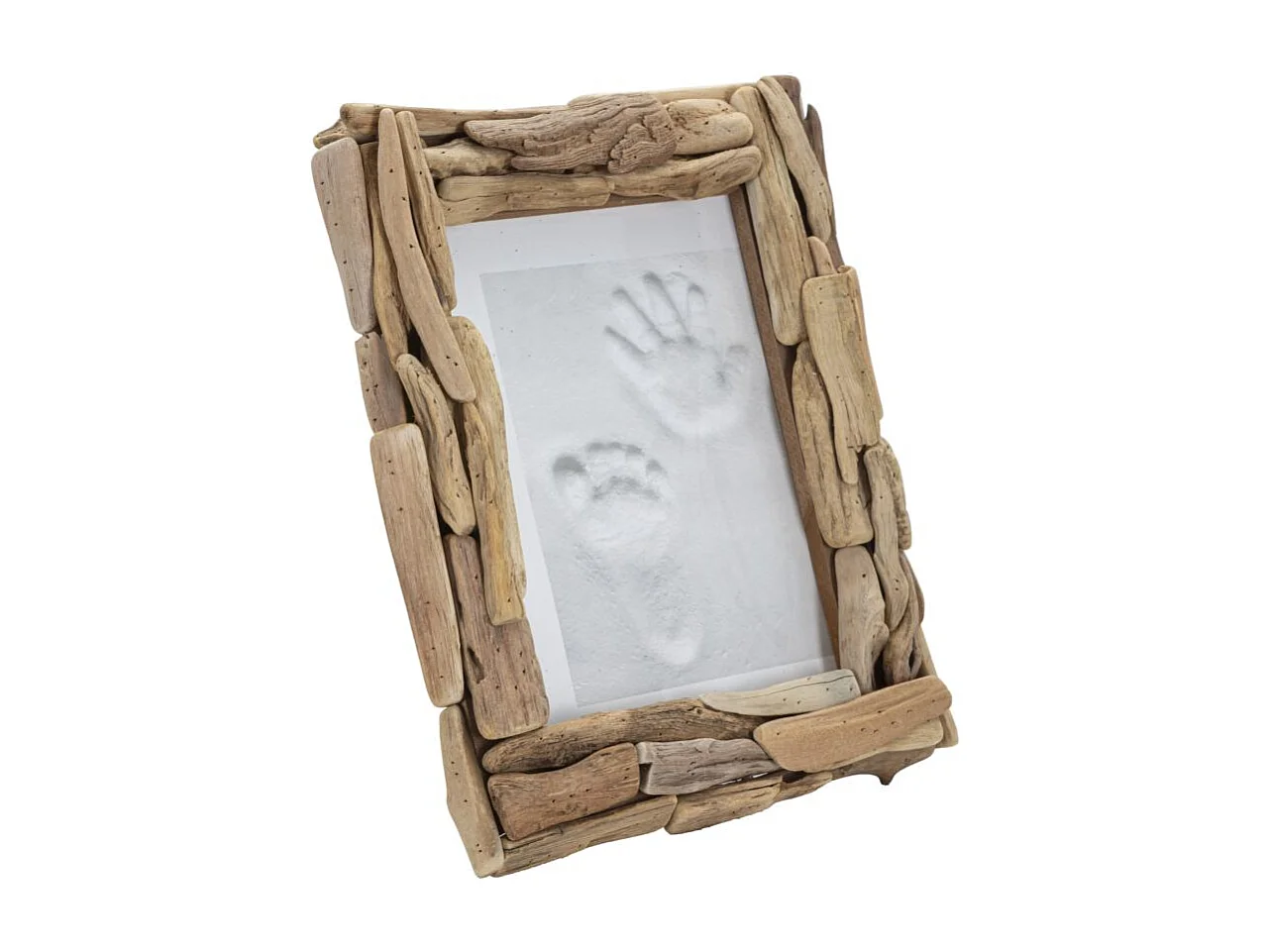 Cadre Photo Nature - Design Naturel en Bois de Tanoak - Dimensions 21x4x26 cm (Format Photo 15x20 cm)