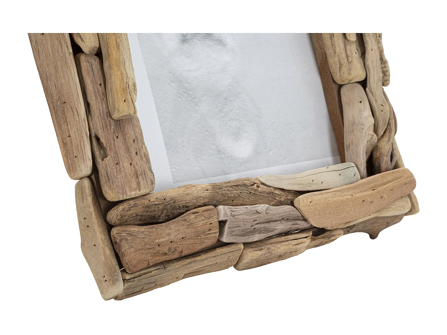 Cadre Photo Nature - Design Naturel en Bois de Tanoak - Dimensions 21x4x26 cm (Format Photo 15x20 cm)