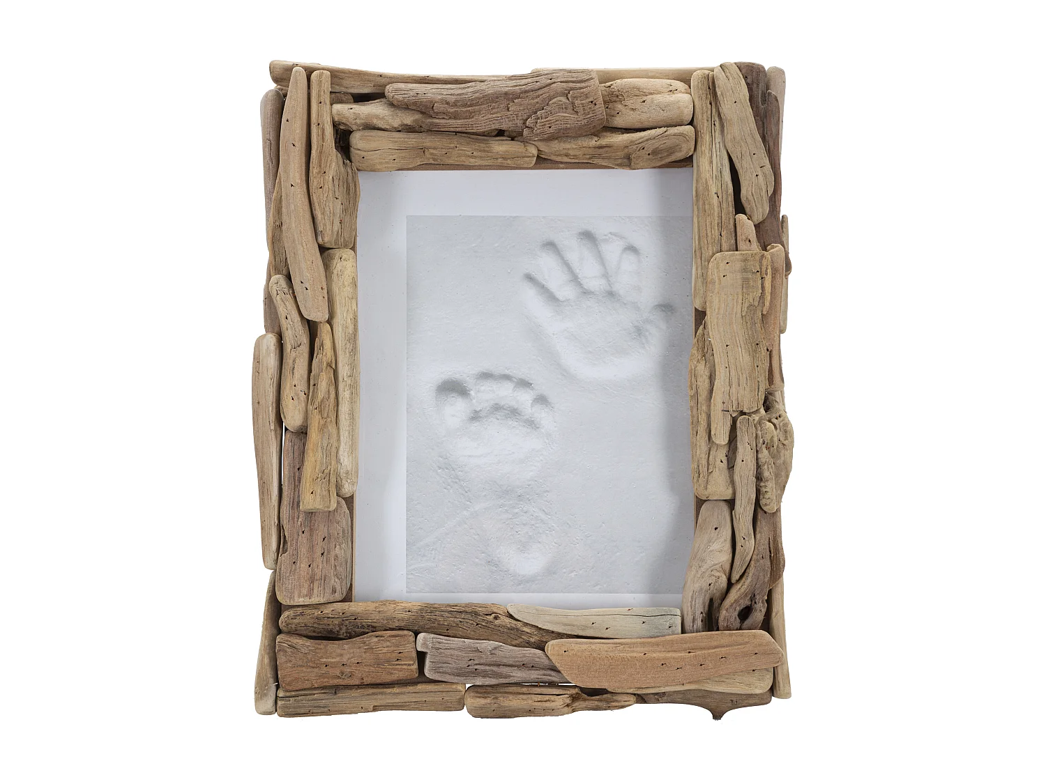 Cadre Photo Nature - Design Naturel en Bois de Tanoak - Dimensions 21x4x26 cm (Format Photo 15x20 cm)