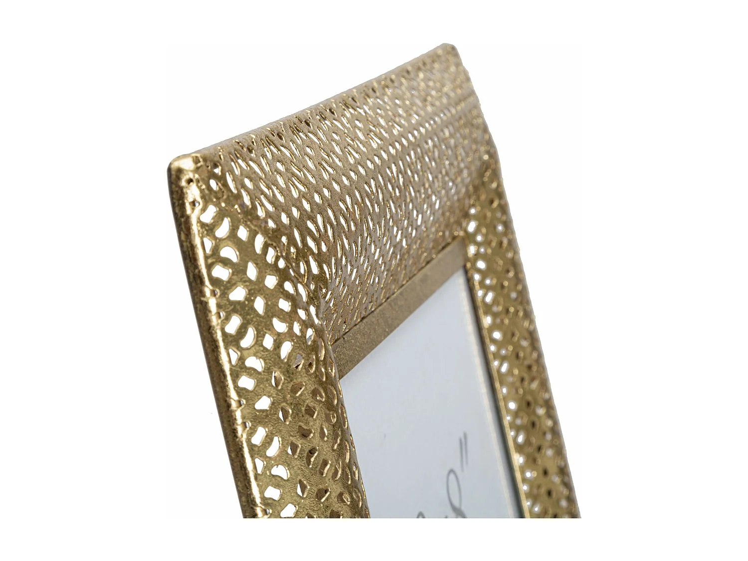 Cornice in metallo dorata cm 25x12x31