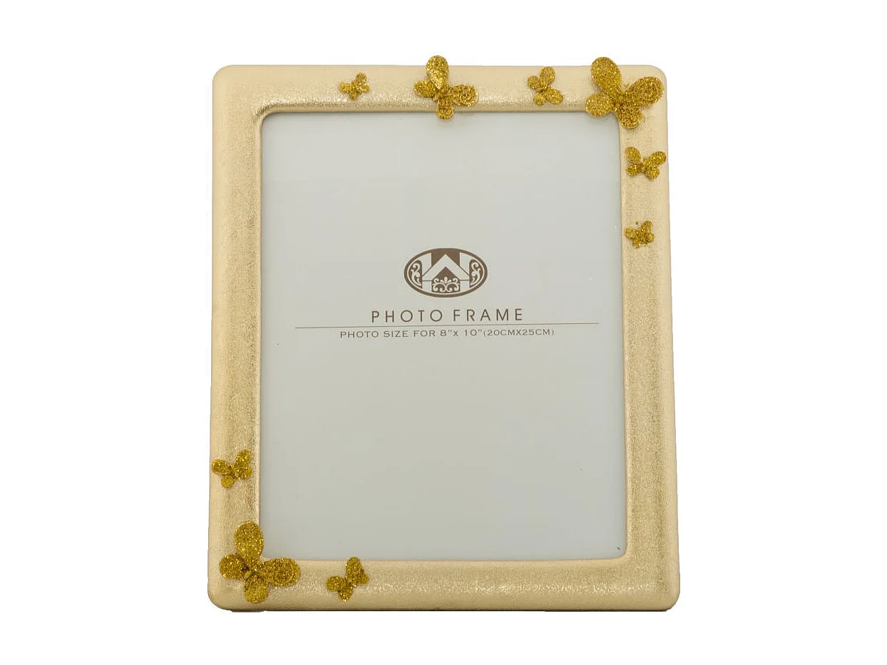 Cornice in resina dorata cm 25x2,5x30