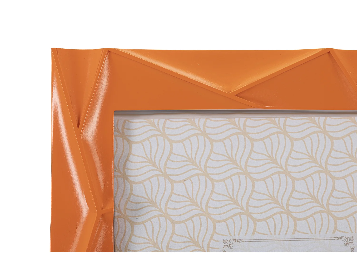 Cornice in resina arancione cm 25,8x2x31