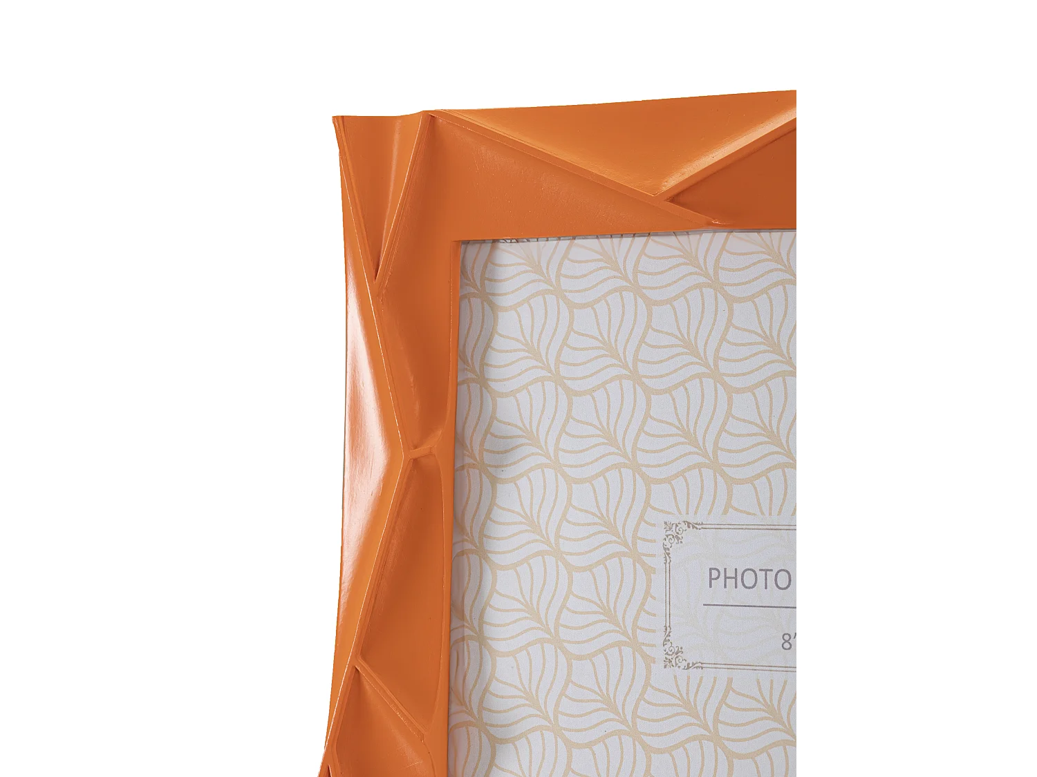 Cadre Photo Déco en Résine "Orangy" 20x25cm Orange