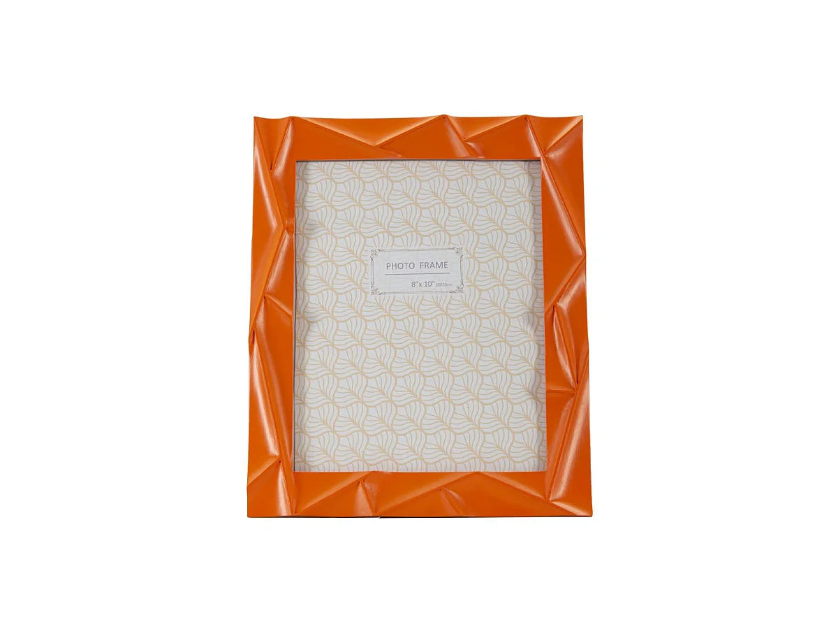 Bilderrahmen aus Kunstharz orange 25,8x2x31 cm