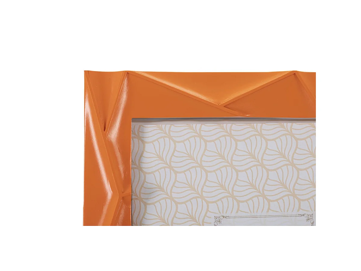 Bilderrahmen aus Kunstharz orange 25,8x2x31 cm