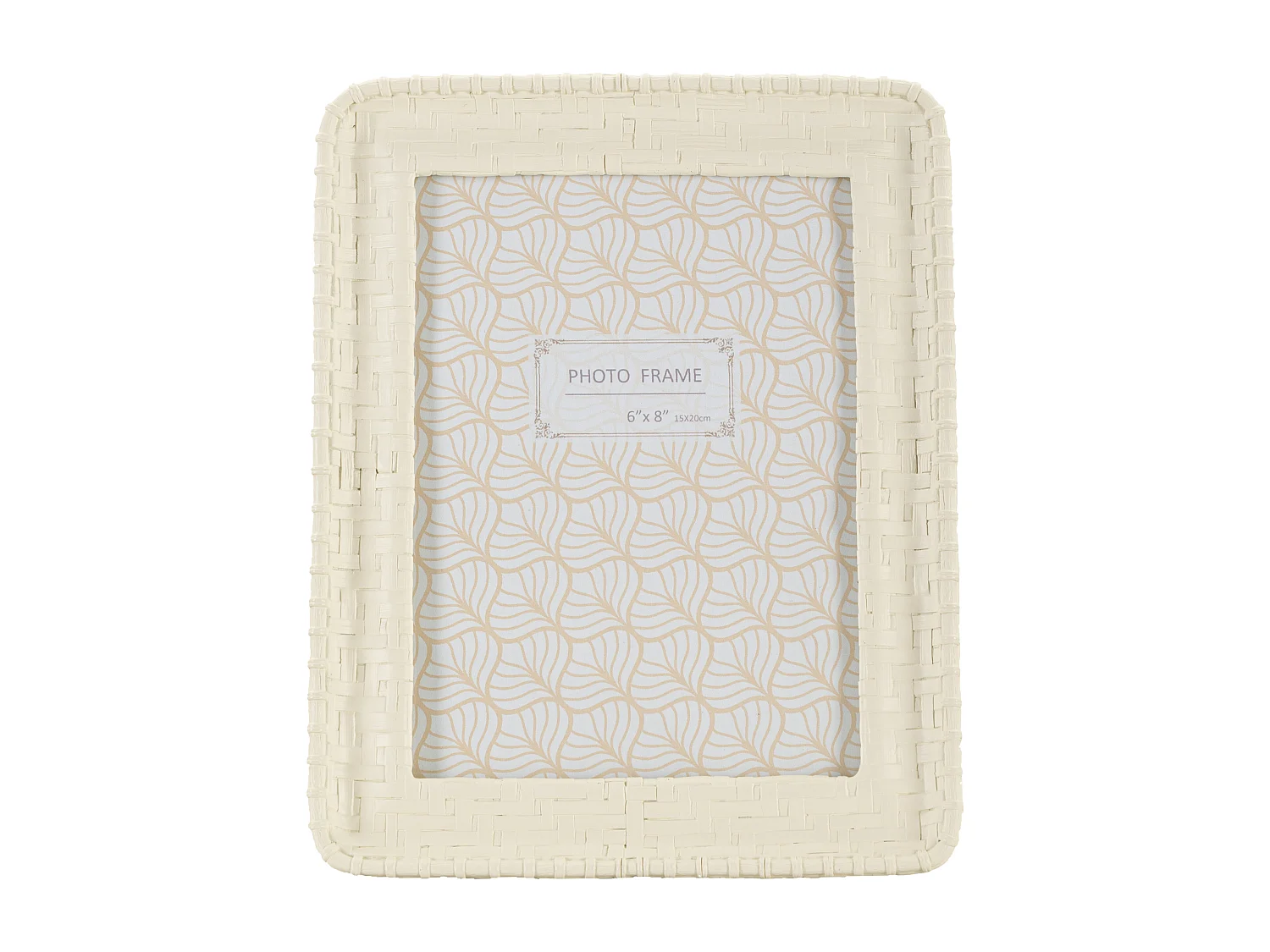 Cornice in resina beige simil bamboo cm 20,5x2x25,5