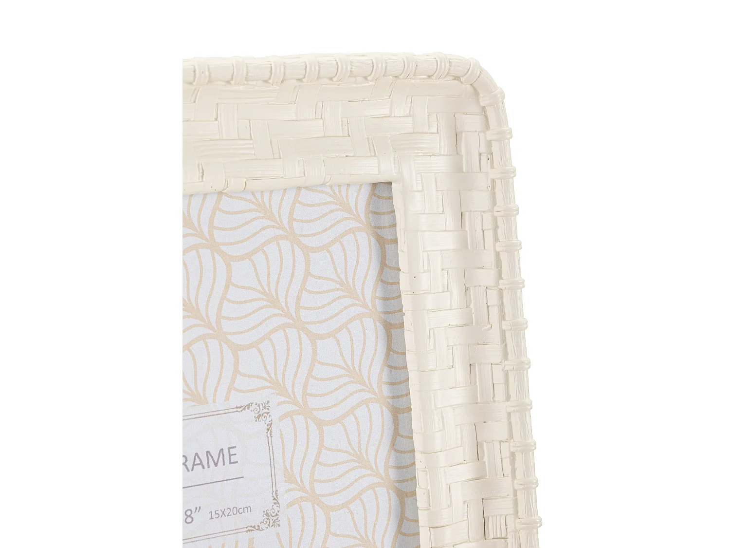 Cornice in resina beige simil bamboo cm 20,5x2x25,5