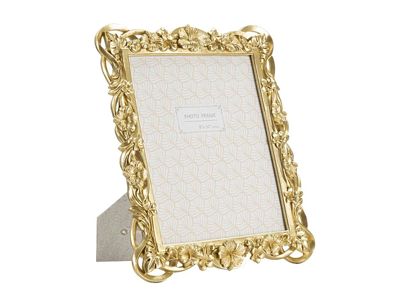 Gouden harslijst met ineengestrengelde bloemen 27,8x2,5x33,5 cm