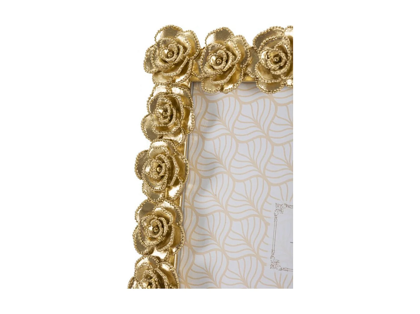 Cadre Photo Déco Roses "Rossen" 20x25cm Or