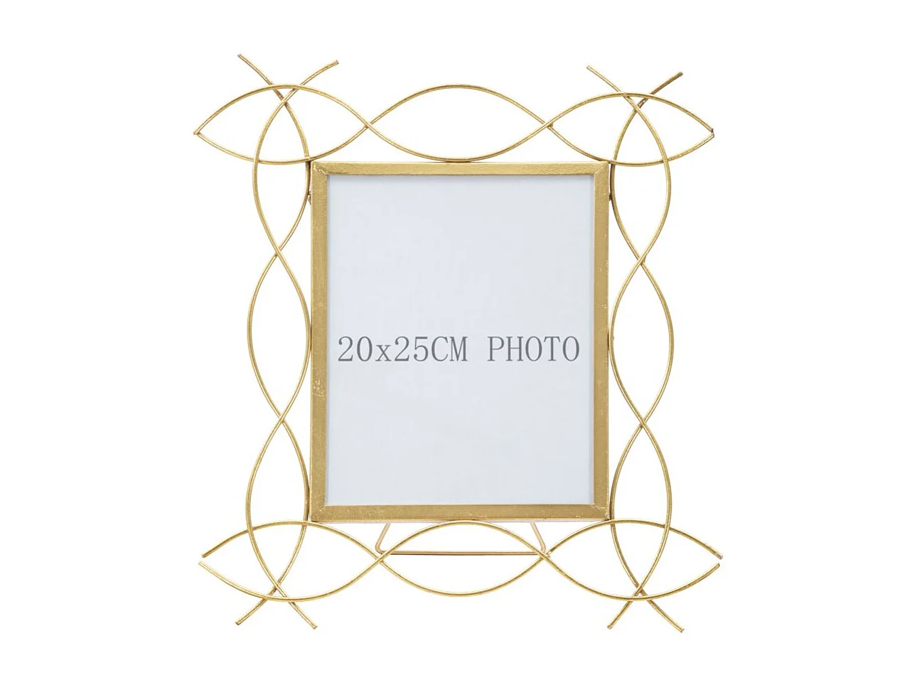 Cornice in metallo dorata cm 35,5x15x37