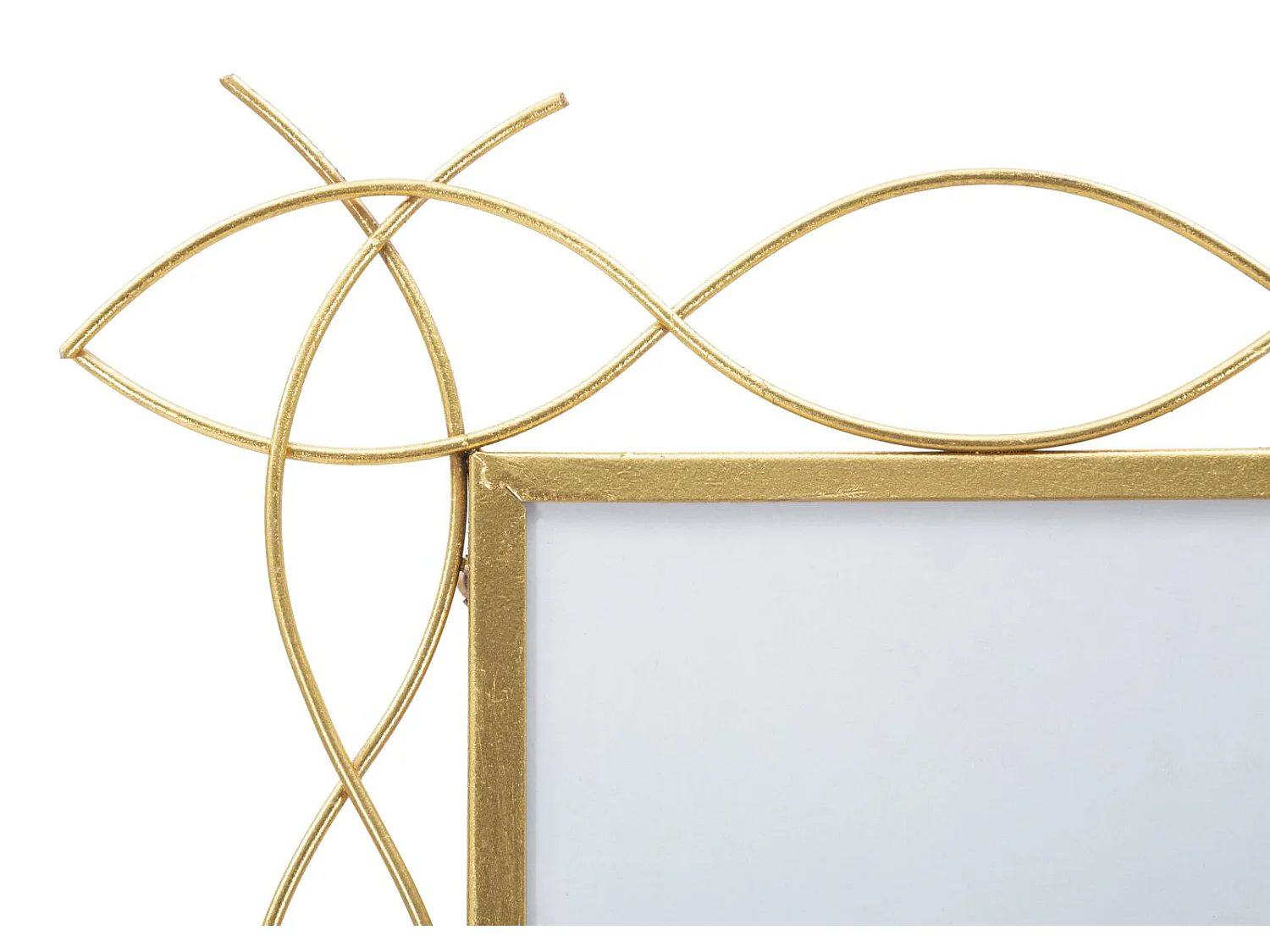 Cornice in metallo dorata cm 35,5x15x37