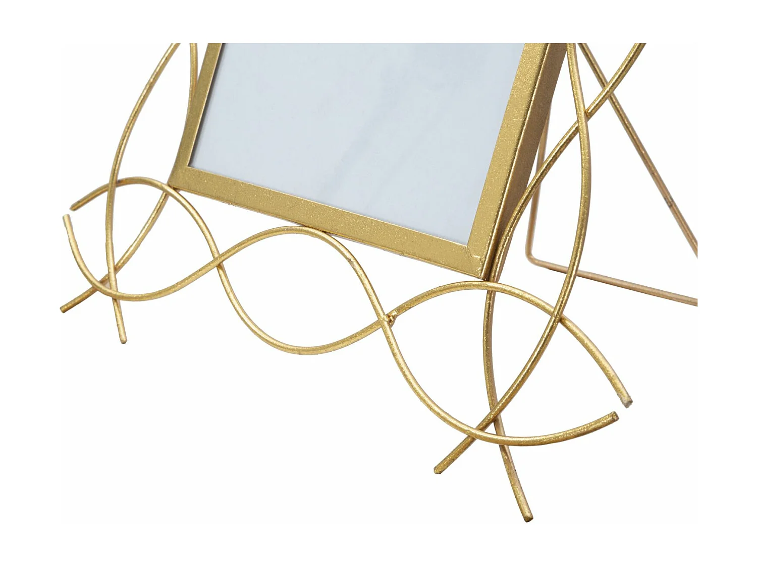 Cornice in metallo dorata cm 35,5x15x37