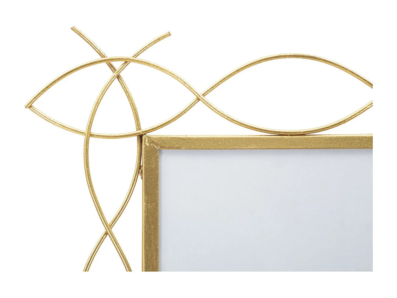 Cadre Photo Déco en Métal "Glam" 20x25cm Or