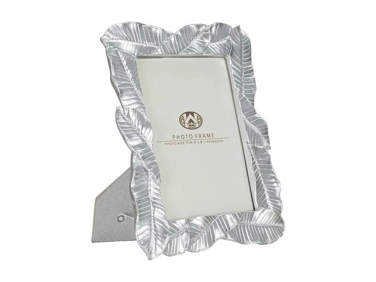 Cornice in resina argentata cm 23x2,5x27,5