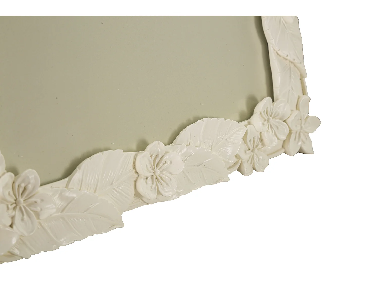 Cadre Photo Déco Fleurs "Leaf" 20x25cm Crème