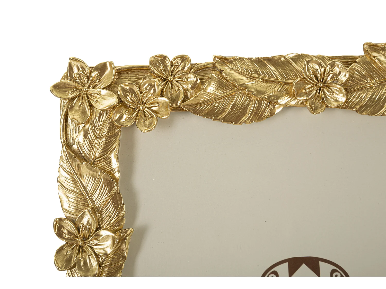 Cornice in resina dorata cm 26x2x30,7