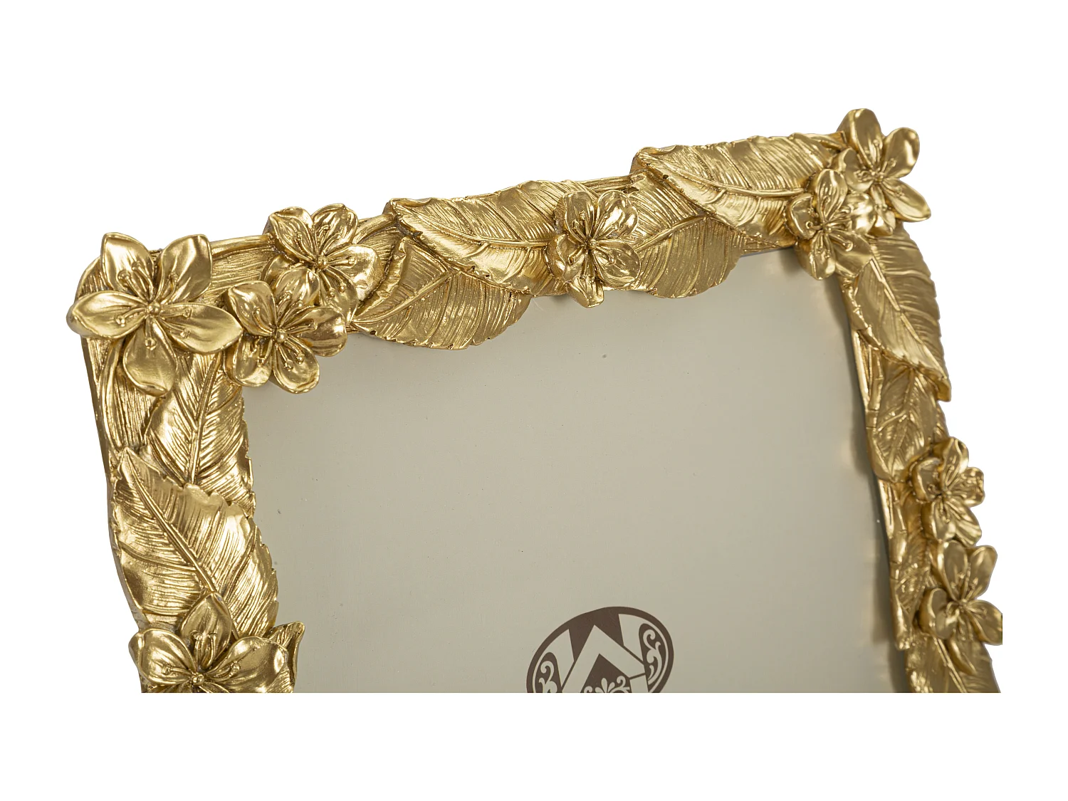 Cornice in resina dorata cm 26x2x30,7