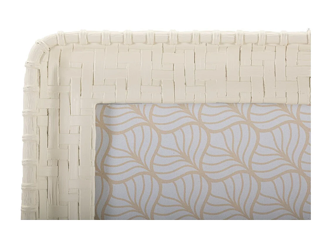 Cadre Photo Déco Bambou "Style" 20x25cm Crème