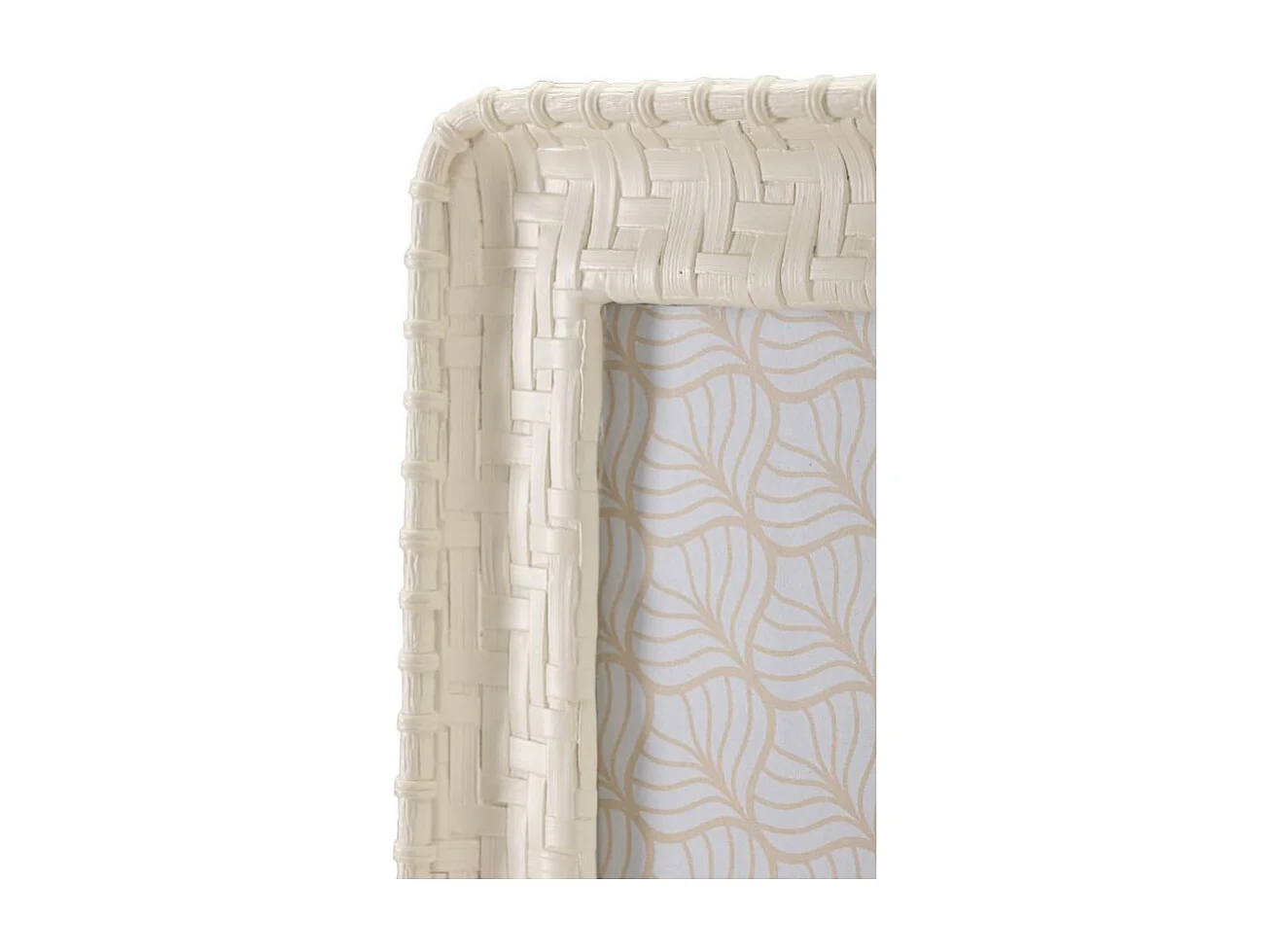 Cadre Photo Déco Bambou "Style" 20x25cm Crème