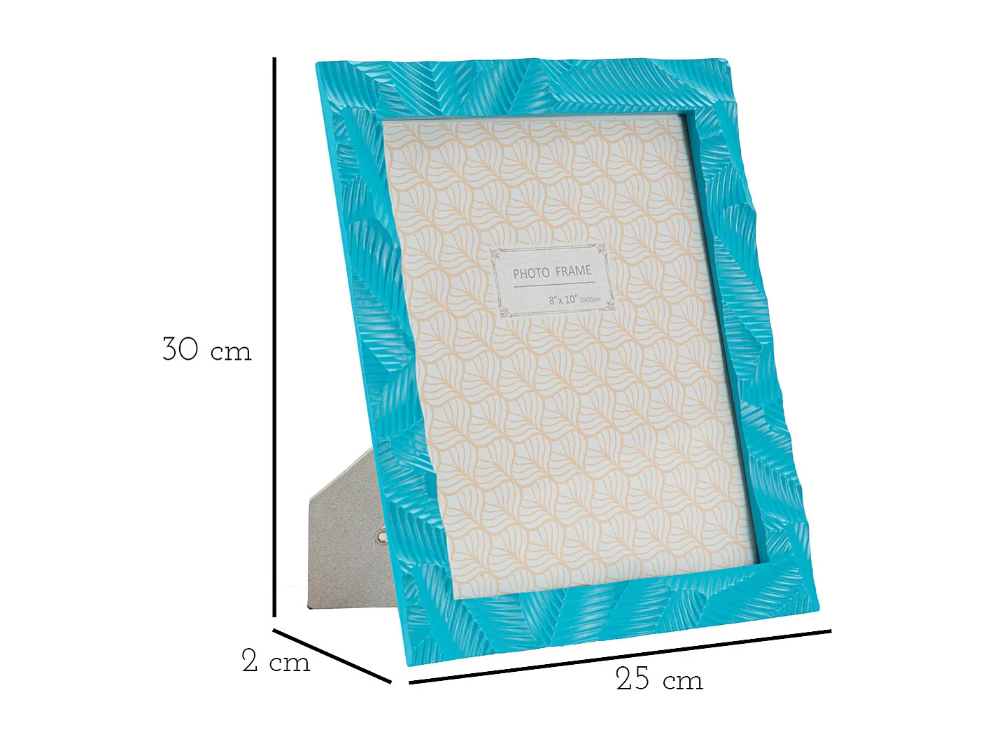 Cornice in resina blu cm 25x2x30