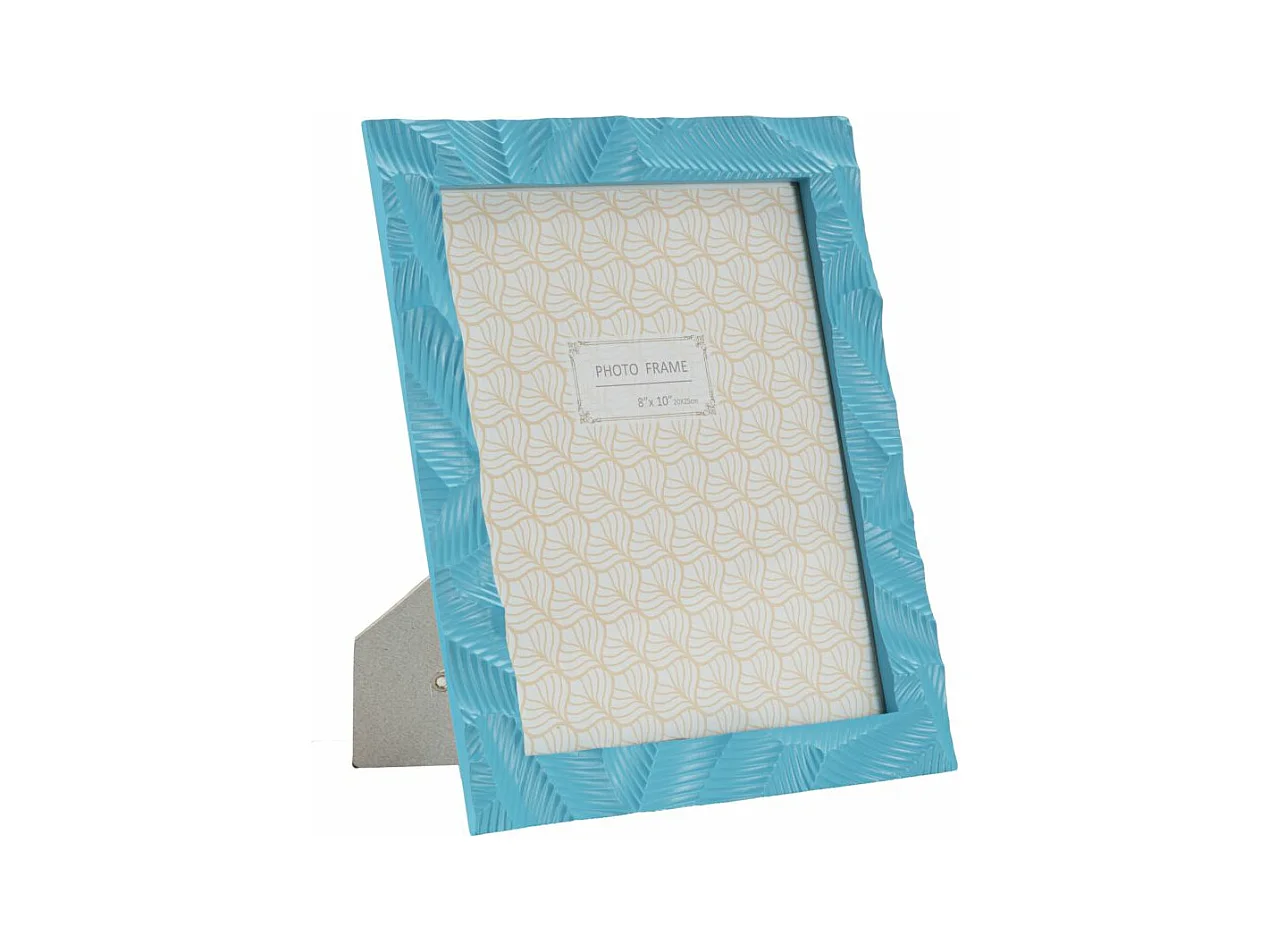 Cadre Photo Déco en Résine "Light" 20x25cm Bleu Clair