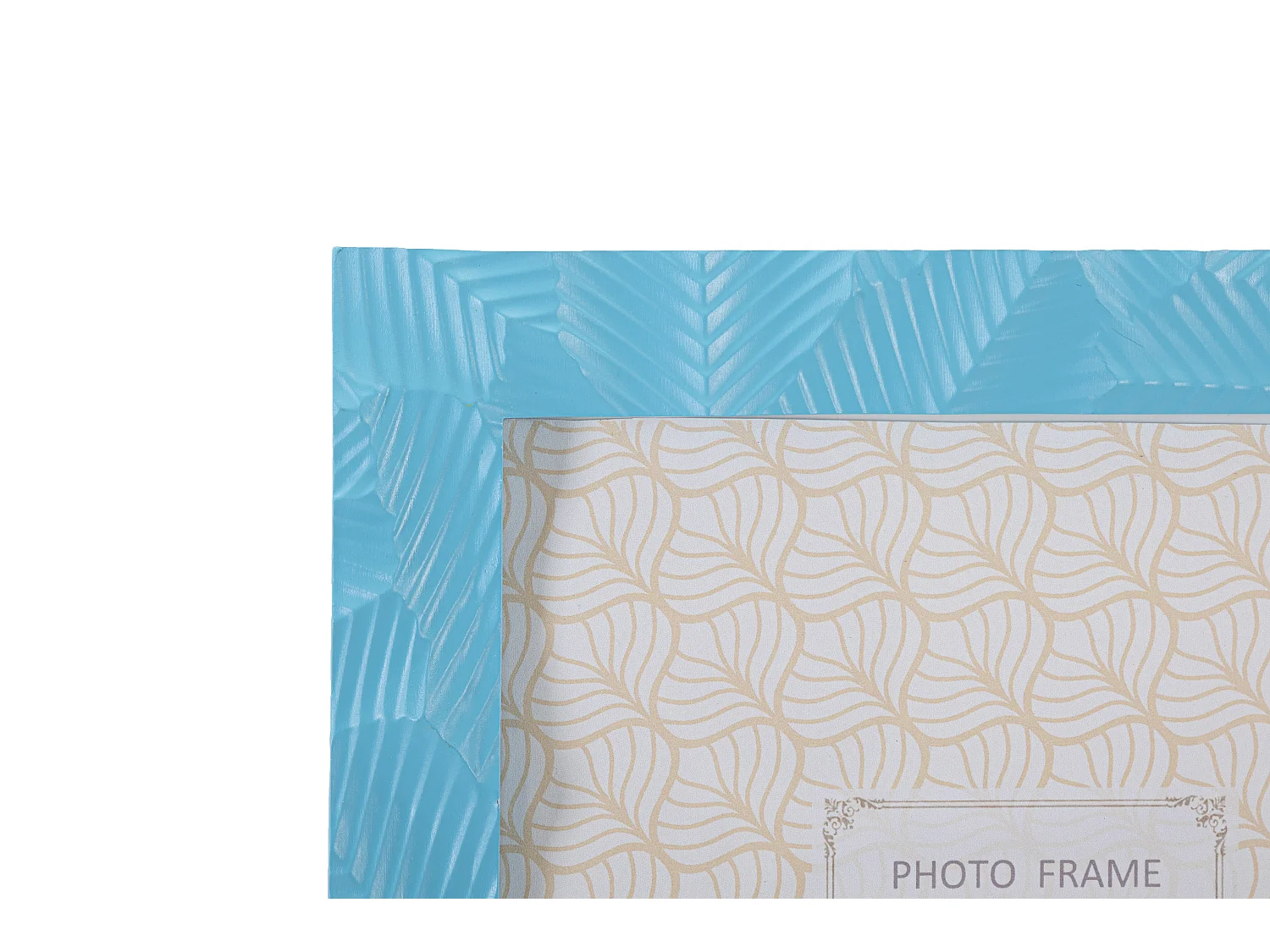 Cadre Photo Déco en Résine "Light" 20x25cm Bleu Clair