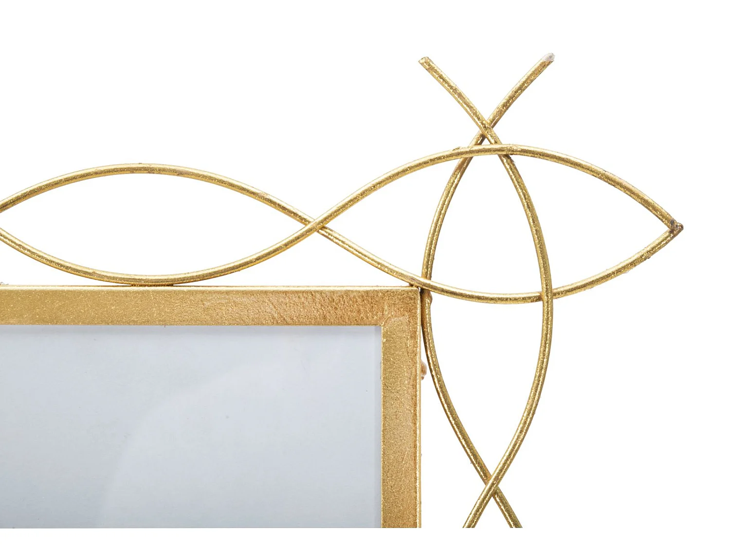 Cornice in metallo dorata cm 29,5x14x32