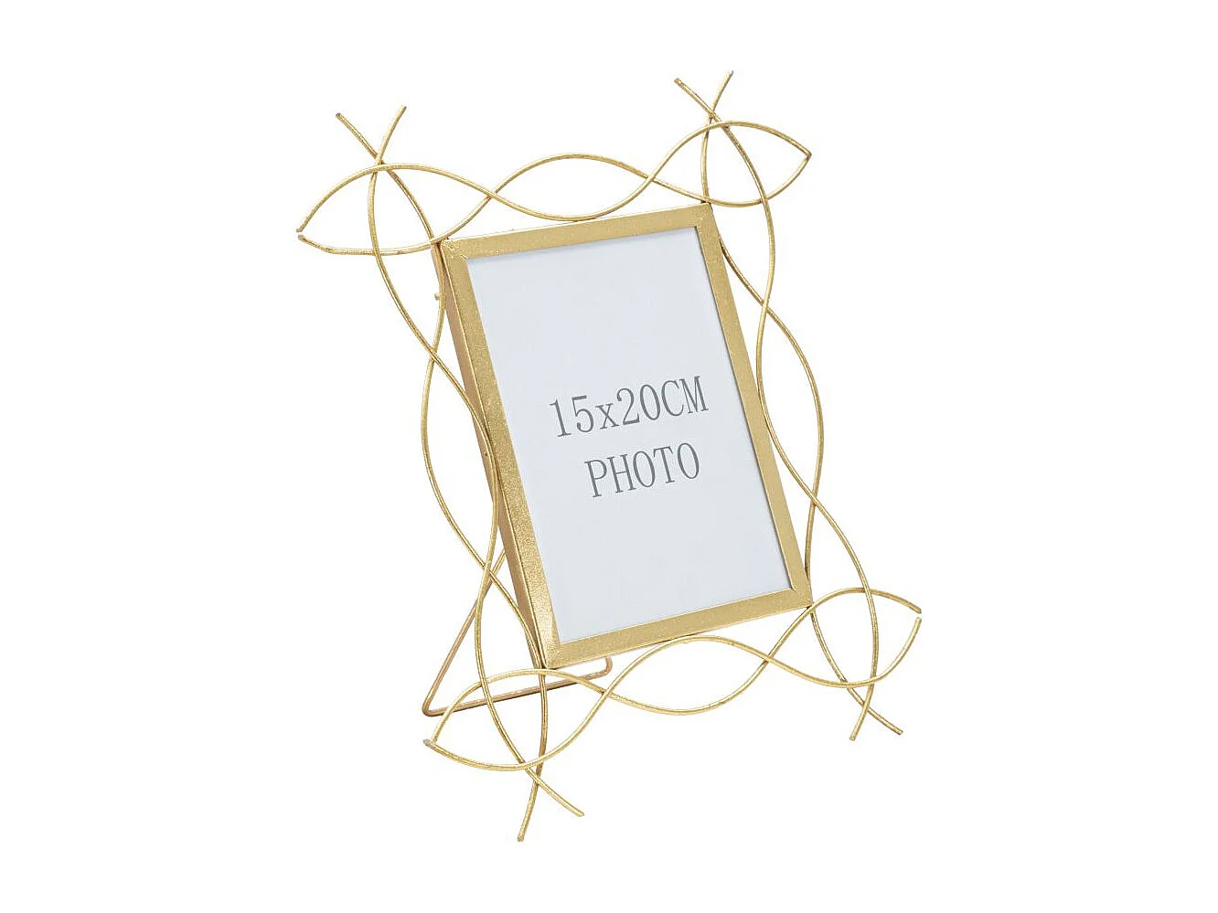 Gouden metalen lijst 29,5x14x32 cm