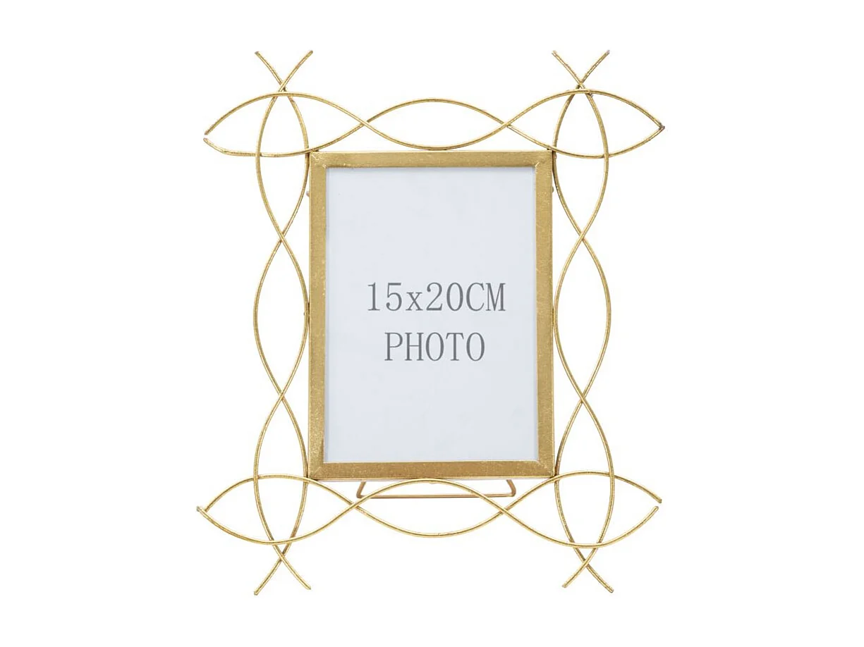 Gouden metalen lijst 29,5x14x32 cm