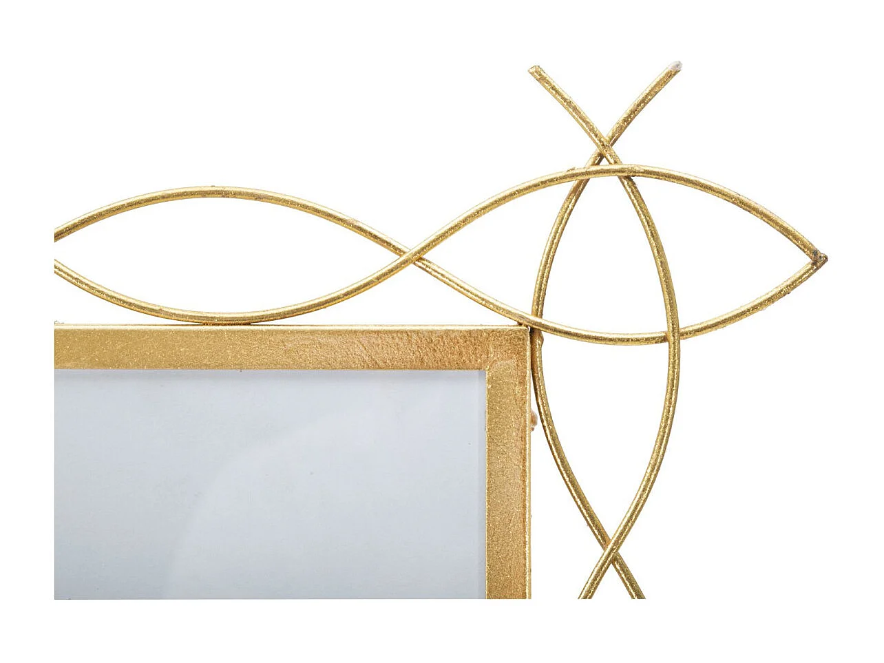 Gouden metalen lijst 29,5x14x32 cm