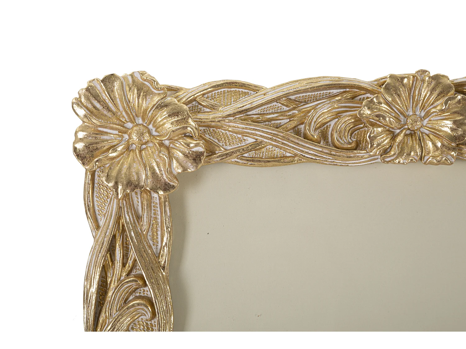 Cadre Photo Déco Floral "Twist Flo" 20x25cm Or