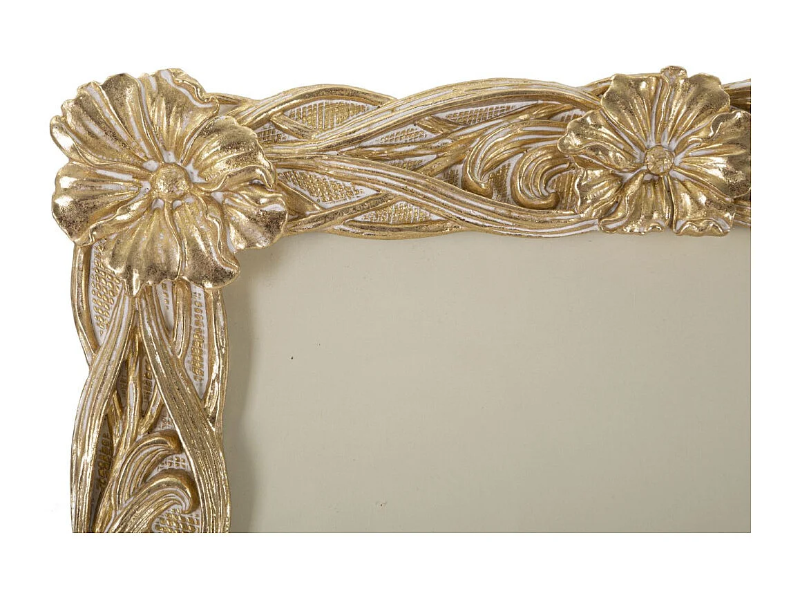 Cadre Photo Déco Floral "Twist Flo" 20x25cm Or