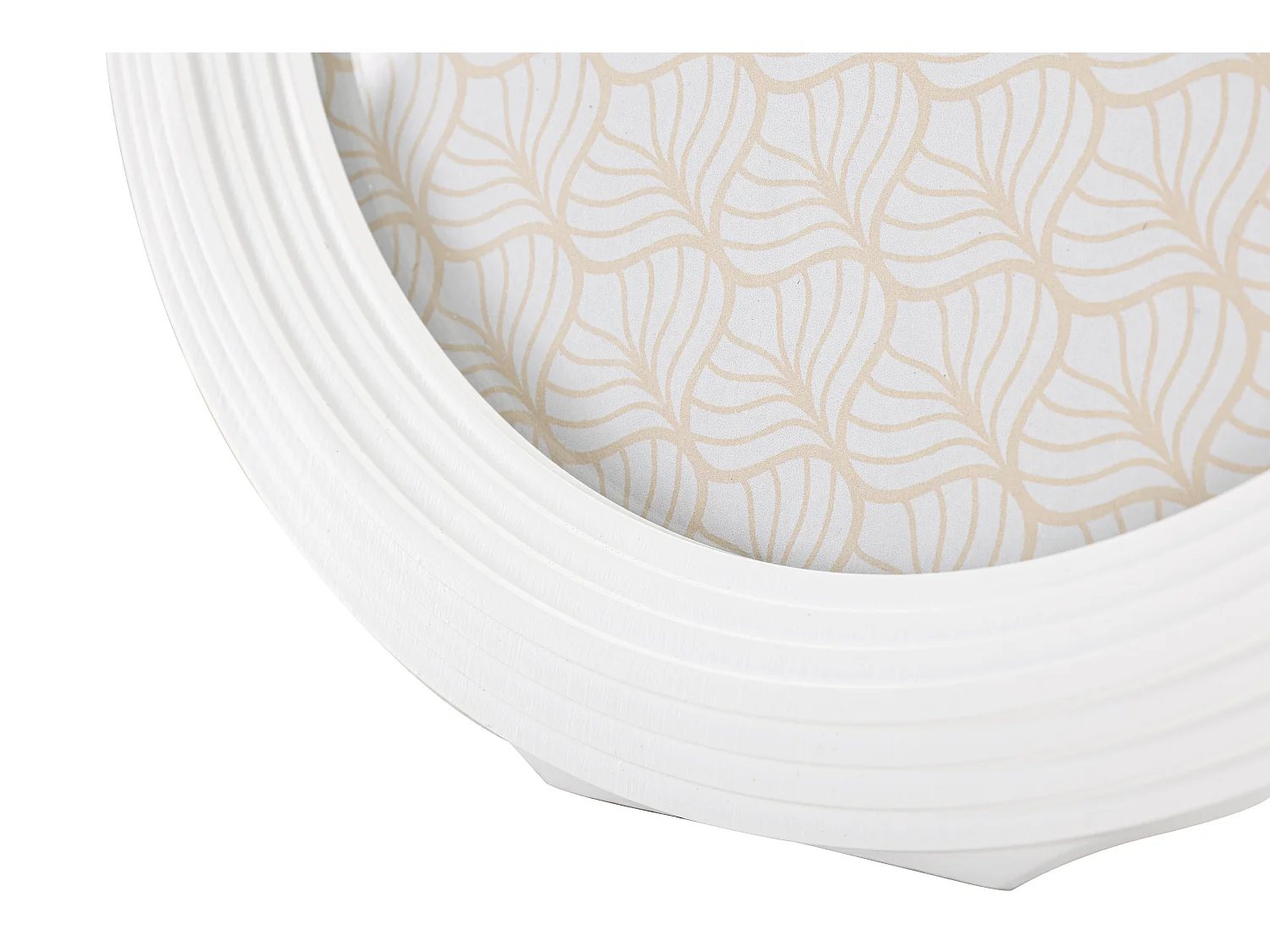 Cadre Photo Déco Linéaire "Ovally" 20x25cm Blanc